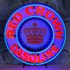 Red Crown Gasoline Neon Verlichting 60 cm - Rood
