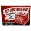 Red Giant Batteries Stalen Bord Met Relief - 50 x 35cm | Fiftiesstore
