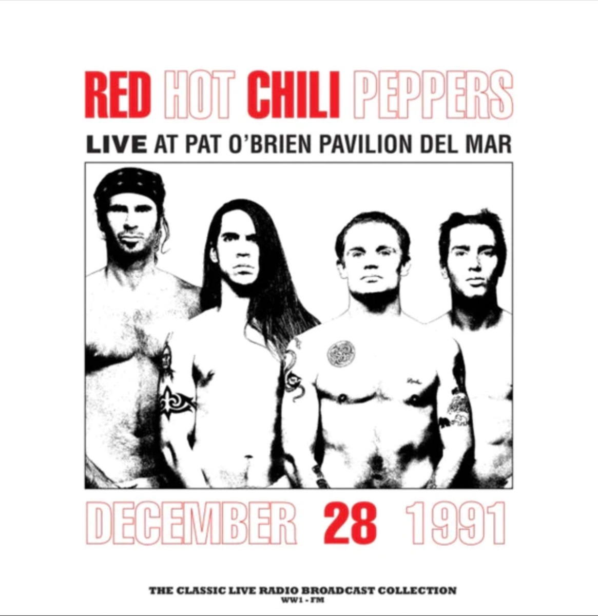 Red Hot Chili Peppers - Live at Pat O'Brien Pavilion Del Mar (Gekleurd Vinyl) (LP) | Fiftiesstore