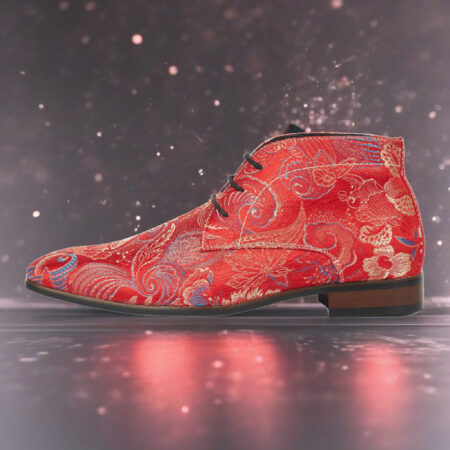 Red Shadow High Lureaux - Handgemaakte Nette Schoenen Voor Heren | Lureaux