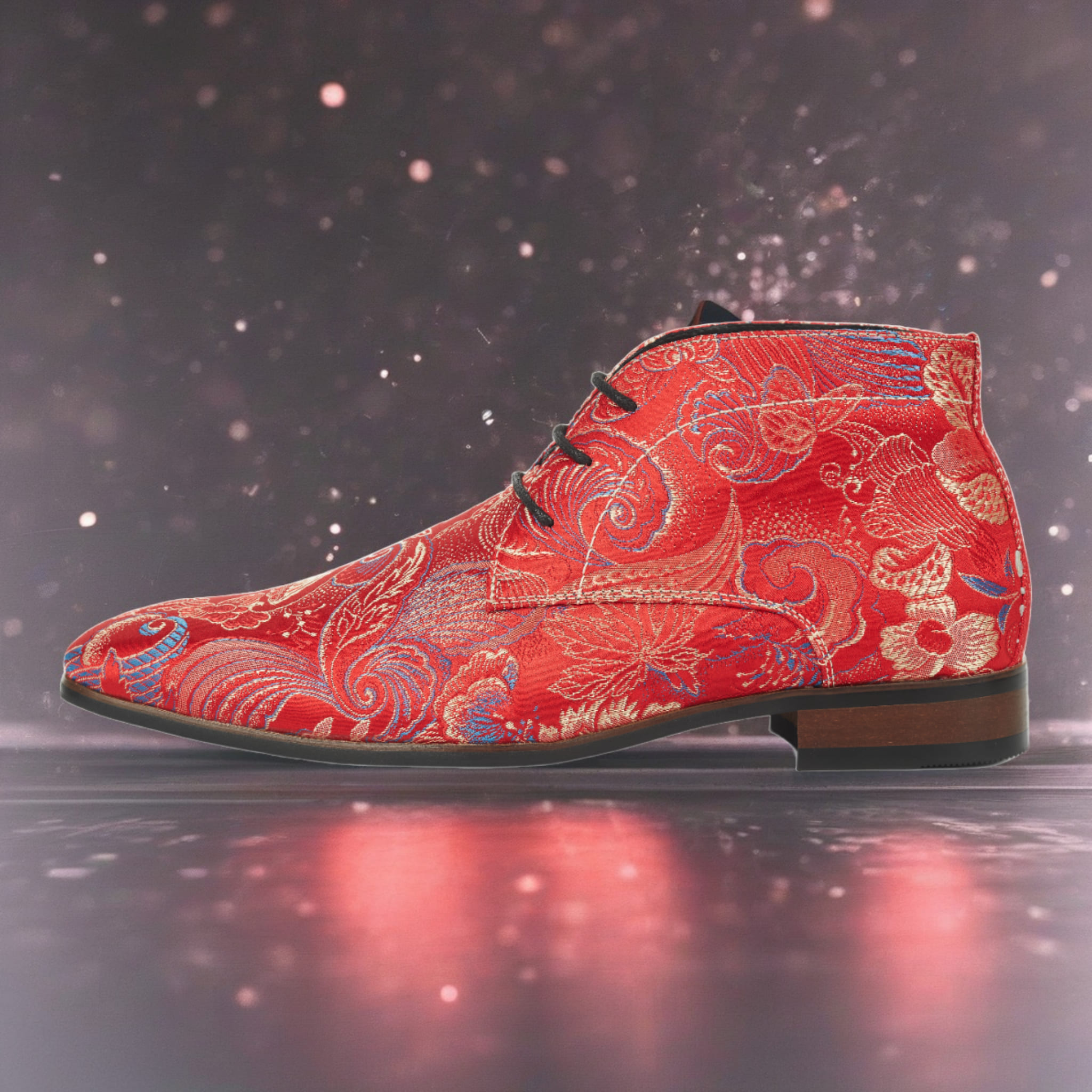 Red Shadow High Lureaux - Handgemaakte Nette Schoenen Voor Heren | Lureaux