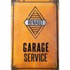 Renault Garage Service Metalen Wandbord 40x60 cm | Renault