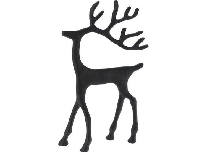 Rendier Zwart 19x31cm |