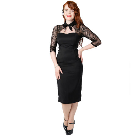 Renee Lace Dress Black-XS | 49% korting | Collectif