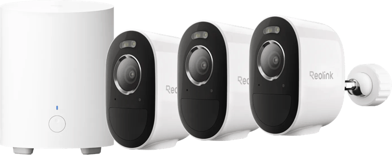 Reolink Argus B330 3-Pack + Home Hub 1 Lite