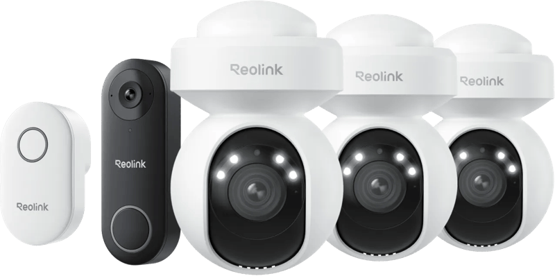 Reolink E540 3-Pack + D340W + Chime