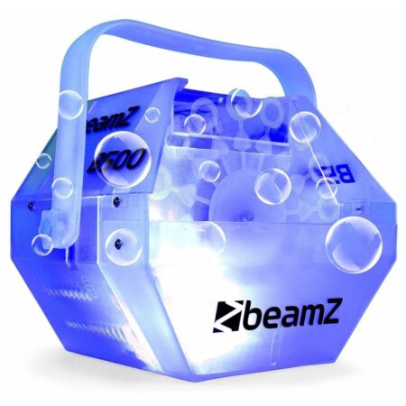 Retourdeal - BeamZ B500LED Bellenblaasmachine transparant met LED's | BeamZ