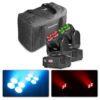 Retourdeal - BeamZ MHL36 set van twee LED movingheads in handige tas | BeamZ