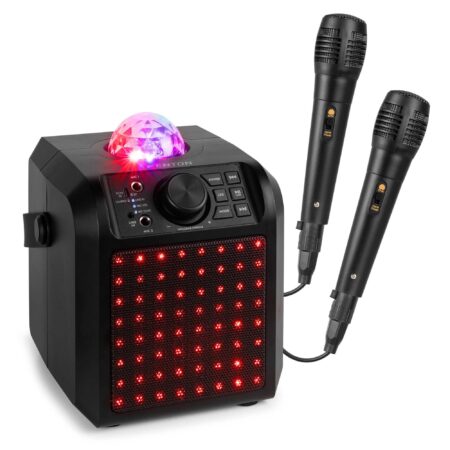 Retourdeal - Fenton KAR55B karaoke set met 2 microfoons - Karaoke | Fenton