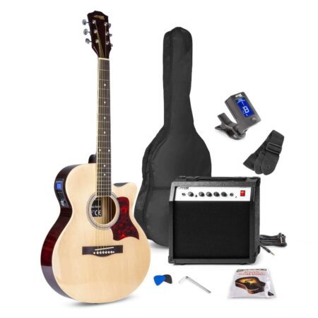 Retourdeal - MAX ShowKit elektrisch akoestische gitaarset 40W - | MAX