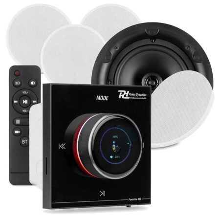 Retourdeal - Power Dynamics Powerline B100BSet inbouw versterker met 4 | Power Dynamics
