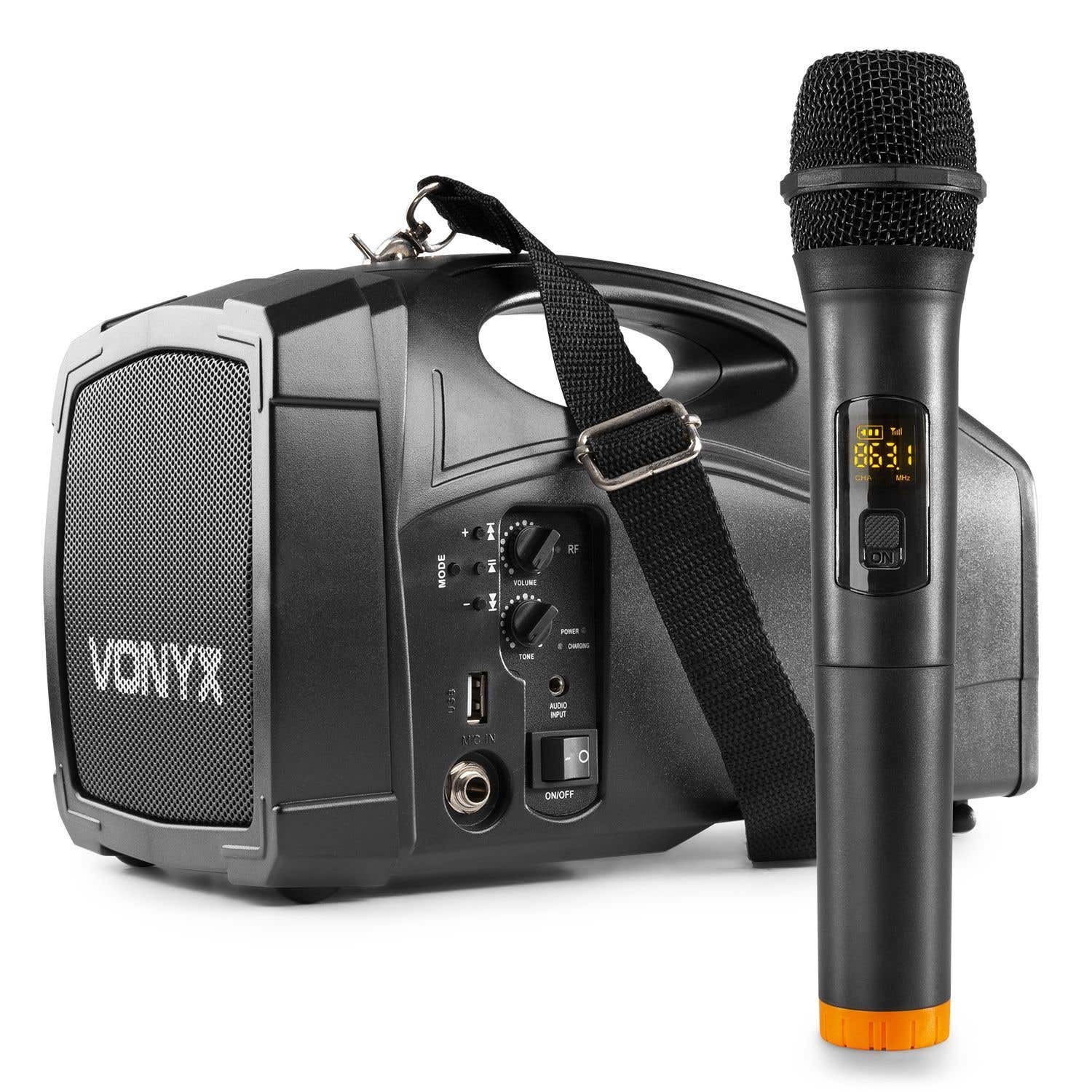 Retourdeal - Vonyx ST014 draagbaar PA systeem met draadloze | Vonyx