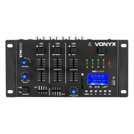 Retourdeal - Vonyx STM3030 4 kanaals mixer met USB/SD MP3