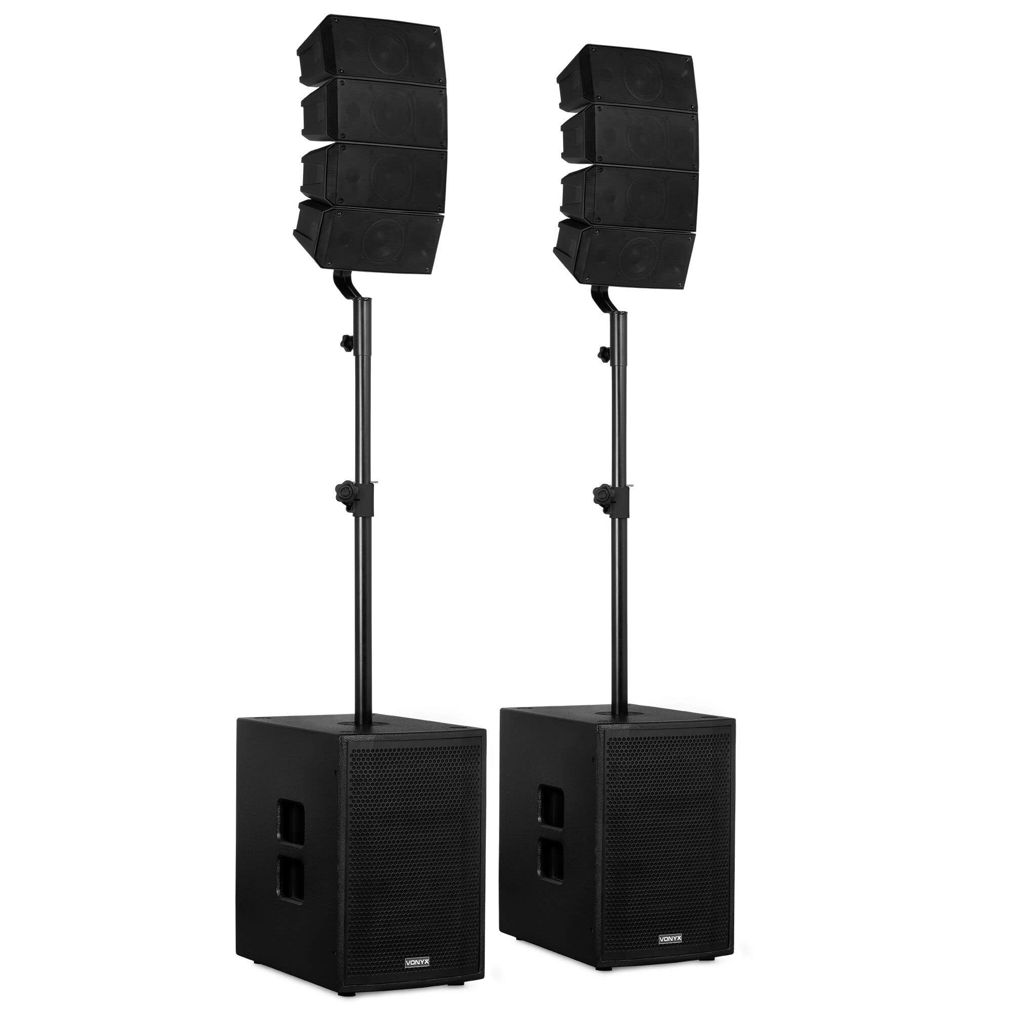Retourdeal - Vonyx VX922 PA systeem - 2.2 Systeem met line array | Vonyx