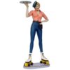Retro 50's Car Hop Serveerster op Rollerskates - 165 cm - Resin | Fiftiesstore