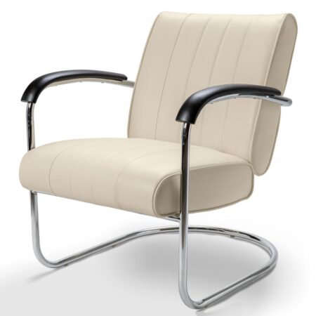 Retro Bel Air Lounge Stoel Pullman LC-01 Gebroken Wit LTD | Bel Air Retro Fifties Furniture