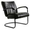 Retro Bel Air Lounge Stoel Pullman LC-01 Volledig Zwart LTD | Bel Air Retro Fifties Furniture