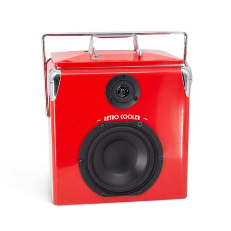 Retro Cooler Rood Bluetooth Speaker | Fiftiesstore
