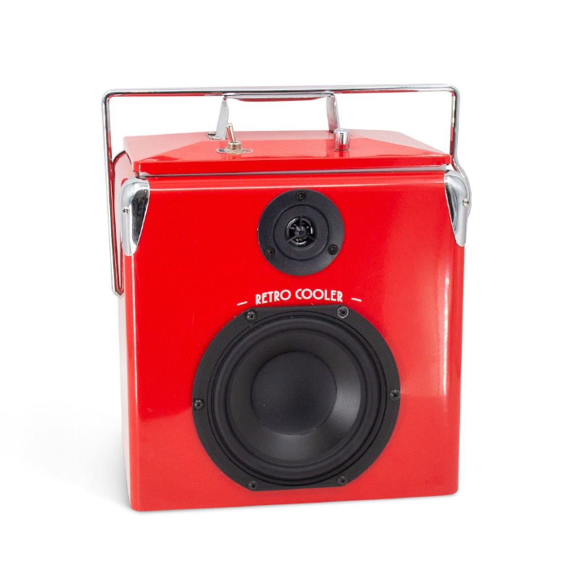 Retro Cooler Rood Bluetooth Speaker | Fiftiesstore