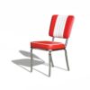 Retro Diner Stoel CO-24 Rood | Bel Air Retro Fifties Furniture