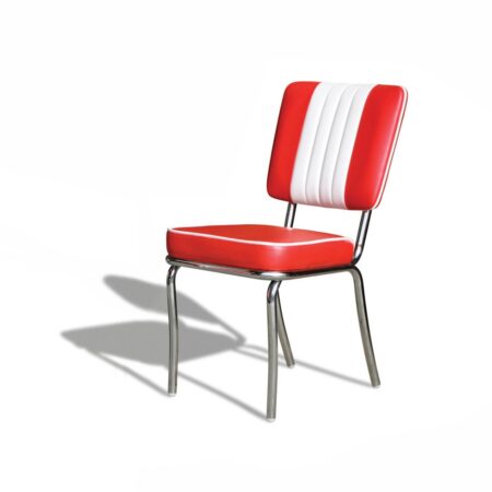 Retro Diner Stoel CO-24 Rood | Bel Air Retro Fifties Furniture