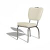 Retro Diner Stoel CO-26 Gebroken Wit | Bel Air Retro Fifties Furniture