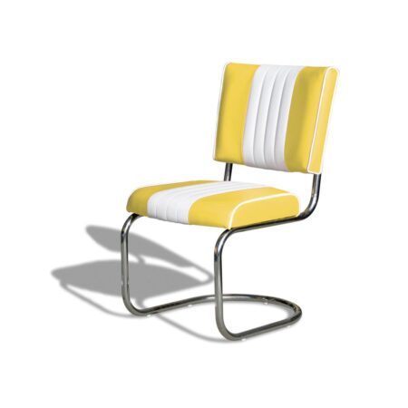 Retro Diner Stoel CO-27 Geel by Bel Air | Bel Air Retro Fifties Furniture