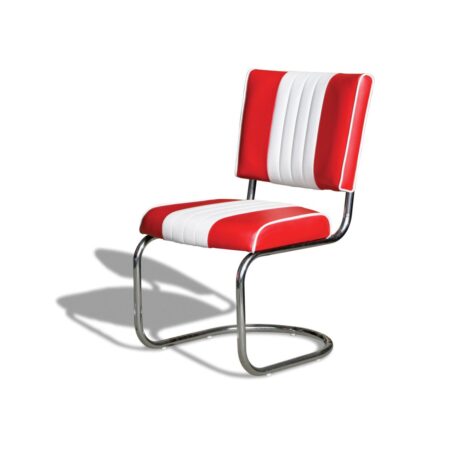 Retro Diner Stoel CO-27 Rood by Bel Air | Bel Air Retro Fifties Furniture