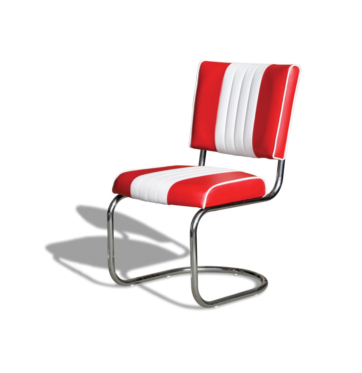 Retro Diner Stoel CO-27 Rood by Bel Air | Bel Air Retro Fifties Furniture