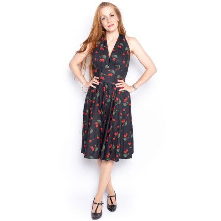Retro Jurk Deadly Cherries - M | 51% korting | Fiftiesstore