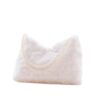 Retro Wedding Bridal Bag Faux Fur & Pearls Ivory | Fiftiesstore