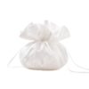 Retro Wedding Bruid Buideltje Tas Satijn Wit | Fiftiesstore