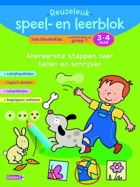 Reuzeleuk speel- en leerblok tellen en schrijven (3-4 jaar) | Deltas