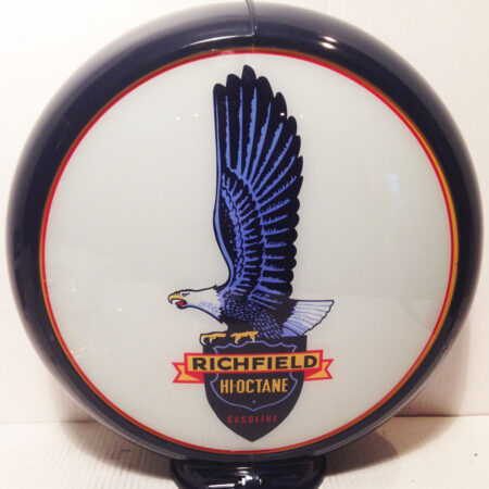 Richfield Hi-Octane Gasoline Benzinepomp Bol | Fiftiesstore