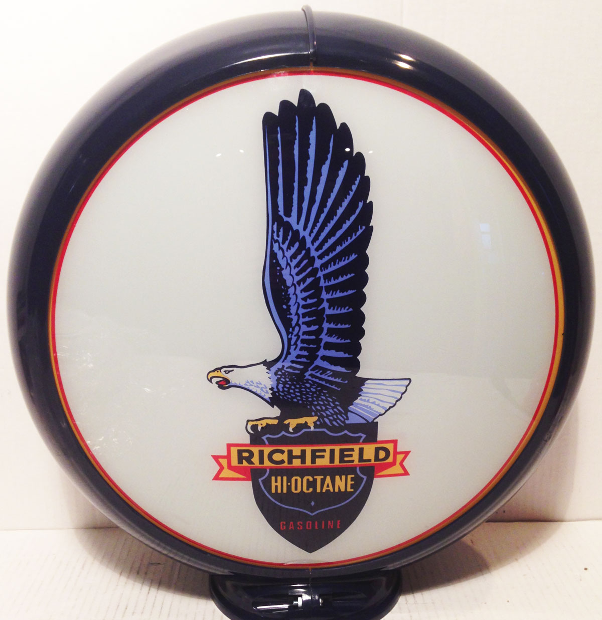 Richfield Hi-Octane Gasoline Benzinepomp Bol | Fiftiesstore