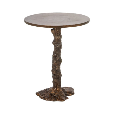 Richmond Bijzettafel Misty 46cm - Brons - Rond | Richmond Interiors