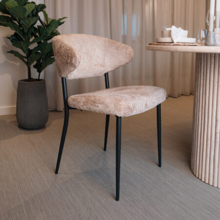 Richmond Eetkamerstoel Bea Sheep - Naturel | Richmond Interiors