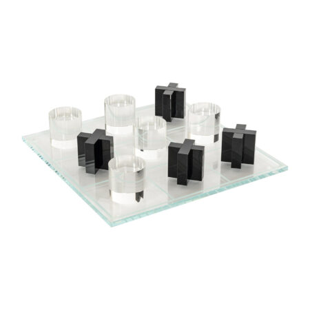 Richmond Ornament Zala Tic Tac Toe - Transparant | Richmond Interiors