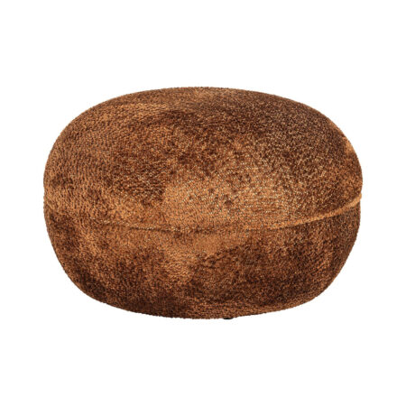 Richmond Poef Jace Chenille - Cinnamon | Richmond Interiors
