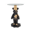 Richmond Ronde Bijzettafel Ice Bear Glas