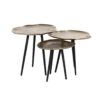 Richmond Salontafel Volenta Set van 3 stuks - Goud | Richmond Interiors