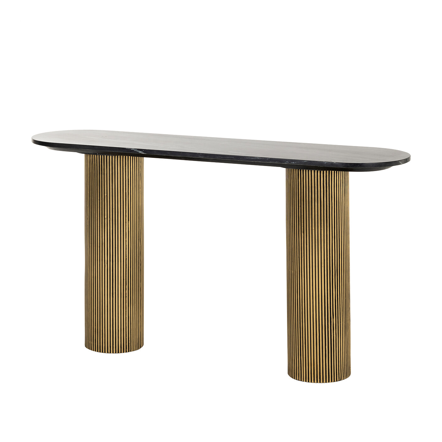 Richmond Sidetable 'Dayton' Marmer en Brass