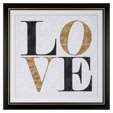 Richmond Wall Art Amour 90 x 91cm - Meerkleurig | Richmond Interiors
