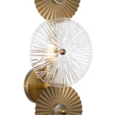 Richmond Wandlamp Aidan 45cm - Brushed Gold | Richmond Interiors