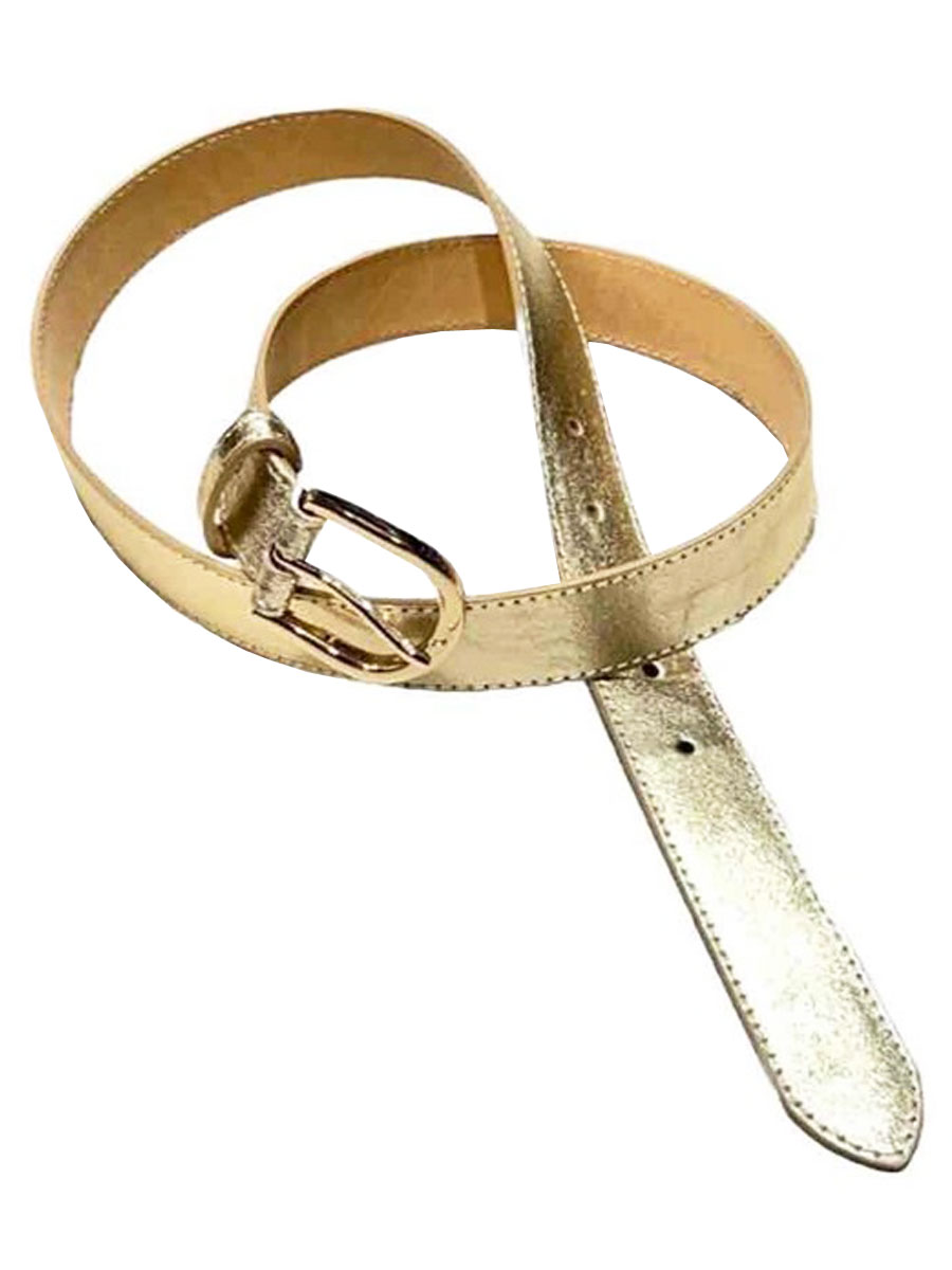 Riem Leer Goud | Fashionize