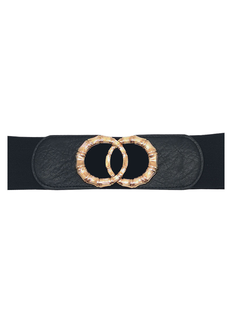 Riem Stretch Gespen Zwart | Fashionize
