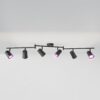 Riga - LED smart plafondlamp - 6 spots - 30 Watt 2400 Lumen - Draaibaar en kantelbaar - GU10 - RGBWW - Wifi + Bluetooth - Google Home
