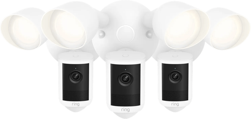 Ring Floodlight Camera 2e Generatie Wit 3-Pack