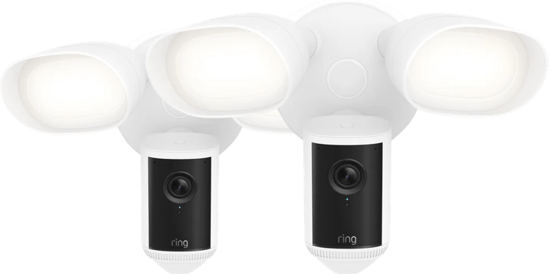 Ring Floodlight Camera Wired Pro 2e Generatie Wit Duo Pack