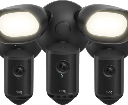 Ring Floodlight Camera Wired Pro 2e Generatie Zwart 3-Pack